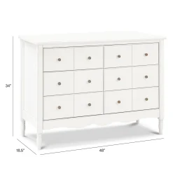 Outlet Liberty 6-Drawer Assembled Dresser - Warm White Storage Furniture