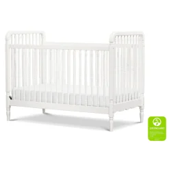 Outlet Liberty 3-in-1 Convertible Spindle Crib With Conversion Kit - Warm White Cribs & Mattresses|Cribs & Mattresses