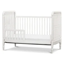 Outlet Liberty 3-in-1 Convertible Spindle Crib With Conversion Kit - Warm White Cribs & Mattresses|Cribs & Mattresses