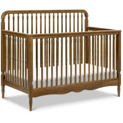 Liberty 4-in-1 Convertible Spindle Crib - Natural Hazelnut Cribs & Mattresses|Cribs & Mattresses