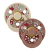 Pacifiers & Clips|Pacifiers & Clips>Bibs LIBERTY Pacifier 6-18m Set of 2 - Woodchuck Mix (Size 2)