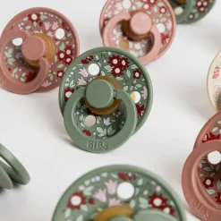 Pacifiers & Clips|Pacifiers & Clips>Bibs LIBERTY Pacifier 0-6m Set of 2 - Pine Mix (Size 1)