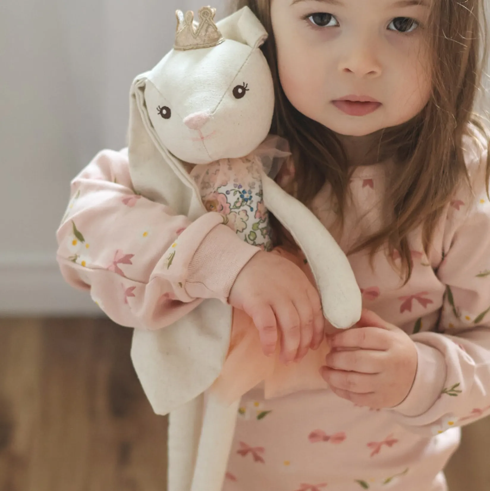 Plush Toys>Bebe Confort Linen Bunny Ballerina Dress