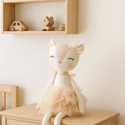 Best Linen Cat Ballerina Dress Plush Toys