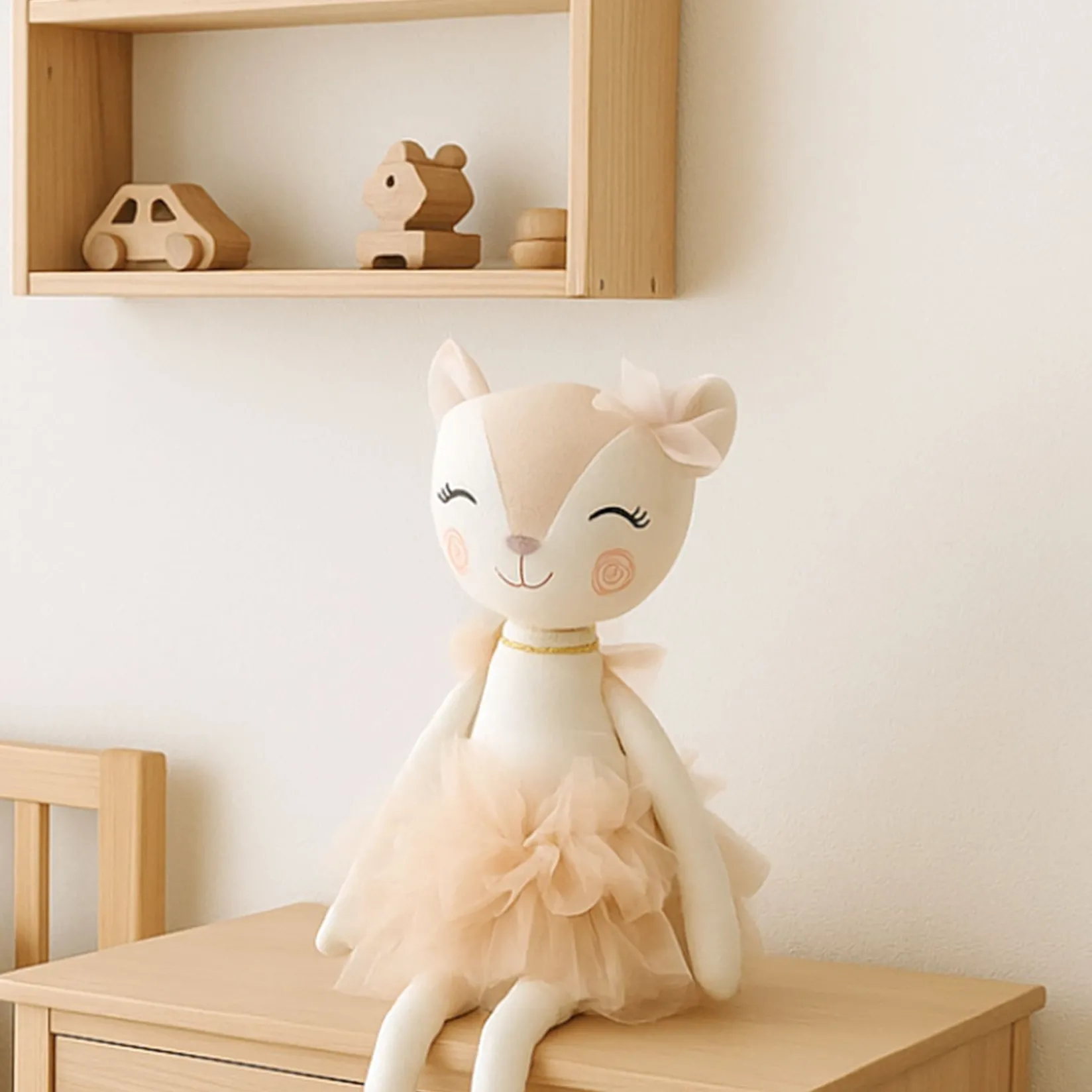 Best Linen Cat Ballerina Dress Plush Toys