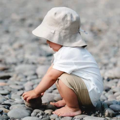 Outlet Linen Hat 0-18m BOY Hats & Caps|Hats And Caps