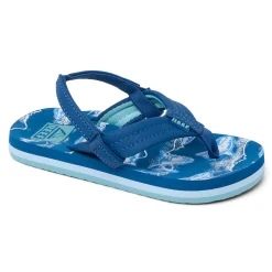 Sandals>Reef Little Ahi Sandals Sizes 5-12 Royal Blue