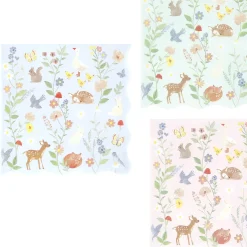 Clearance Little Animals Large Napkins Party Supplies