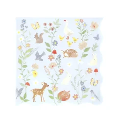 Clearance Little Animals Large Napkins Party Supplies