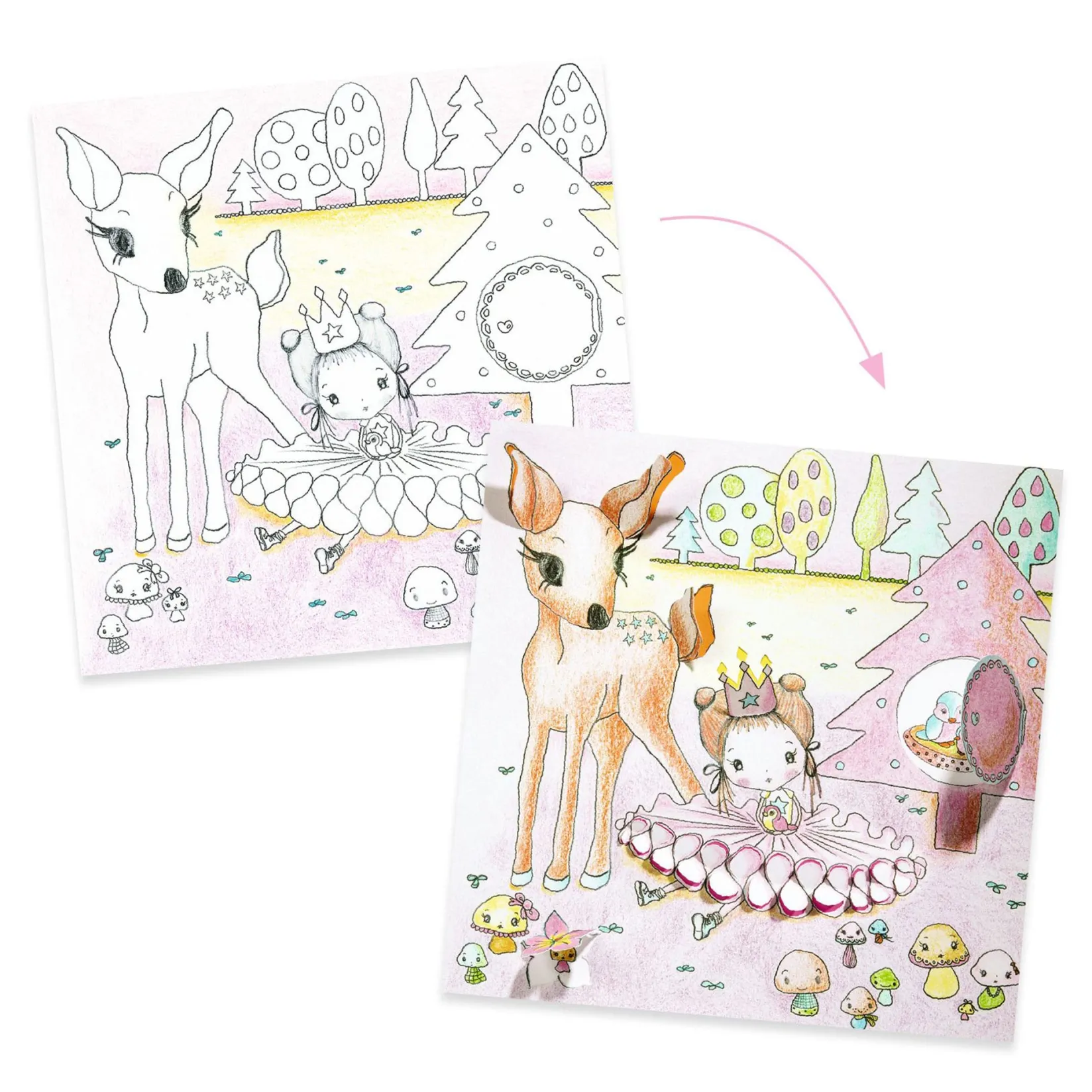 Hot Little Doors Colouring Sheets Kids Diy & Activities