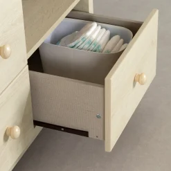 Sale Little Smileys Changing Table with Removable Station - Bleached Oak Changing Tables