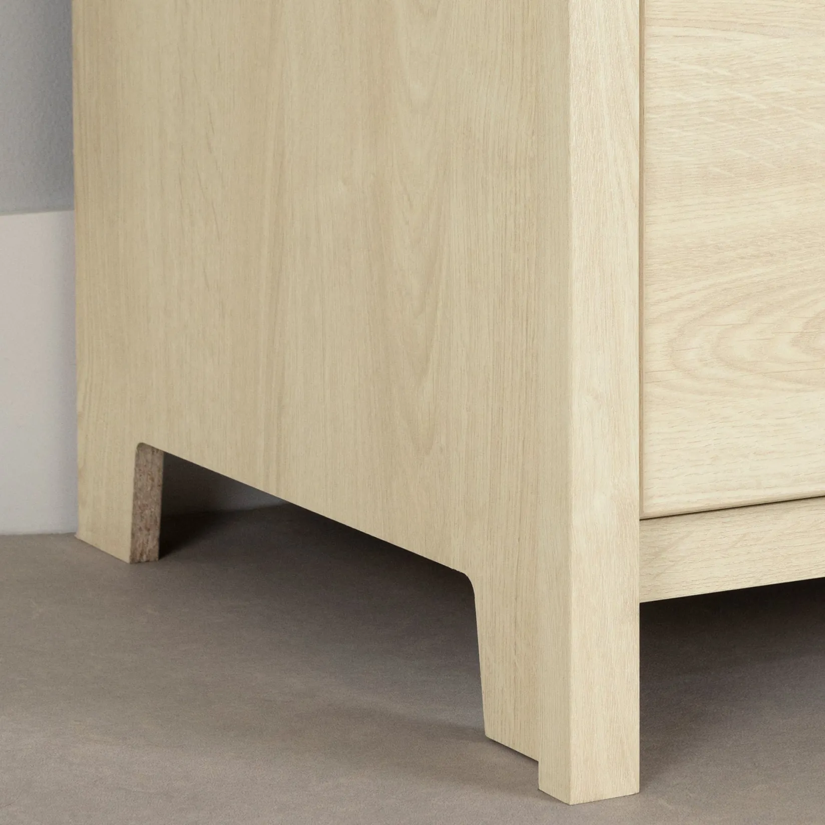 Sale Little Smileys Changing Table with Removable Station - Bleached Oak Changing Tables