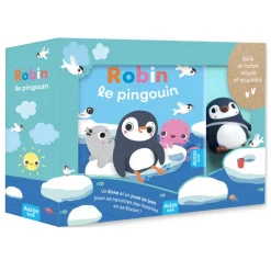 Baby 0-2 Years|Bath Toys>Auzou Livre De Bain Robin Le Pingouin