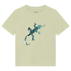 Tops>Minymo Lizard T-shirt 3-8 Green
