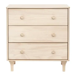Best Lolly 3-Drawer Changer Dresser with Removable Changing Tray - Washed Natural Changing Tables