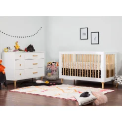 Discount Lolly 6-Drawer Double Dresser - White / Natural Storage Furniture