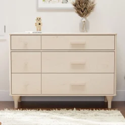 Storage Furniture>Babyletto Lolly 6-Drawer Double Dresser - Washed Natural