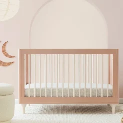 Hot Lolly 3-in-1 Convertible Crib with Toddler Bed Conversion - Canyon / Washed Natural Cribs & Mattresses|Cribs & Mattresses