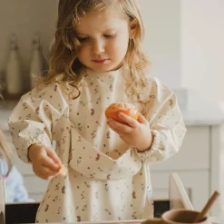 Bibs|Breastfeeding>Micasso Long Sleeved Bib 2/4t Flowers