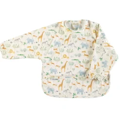 Long Sleeves Waterproof Bib - Safari Kids Breastfeeding|Bibs