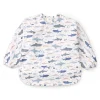 New Long Sleeves Waterproof Bib - Sharks Kids Bibs|Breastfeeding