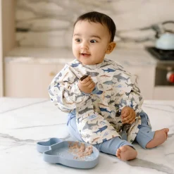 New Long Sleeves Waterproof Bib - Sharks Kids Bibs|Breastfeeding