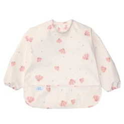 Breastfeeding|Bibs>Loulou Lollipop Long Sleeves Waterproof Bib - Seashells