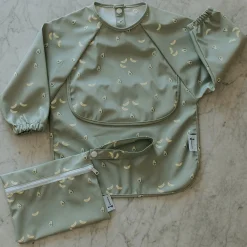 New Long-sleeved Bib with integrated pocket 6-24m - Avocat toast Kids Breastfeeding|Bibs