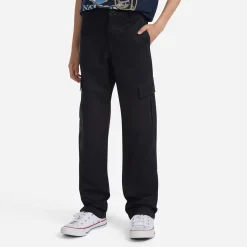 Pants & Jeans>Abercrombie Kids Loose Clean Cargo Pants 5-18 Black
