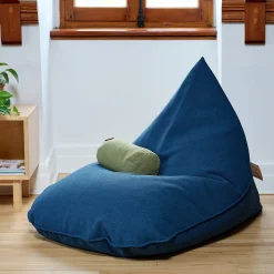 Kid'S Tables & Chairs>Arico Lounge Junior Bean Bag Paloma - Ocean Blue