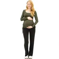 Outlet Lounge Maternity Rib Top Tops
