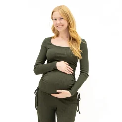 Outlet Lounge Maternity Rib Top Tops