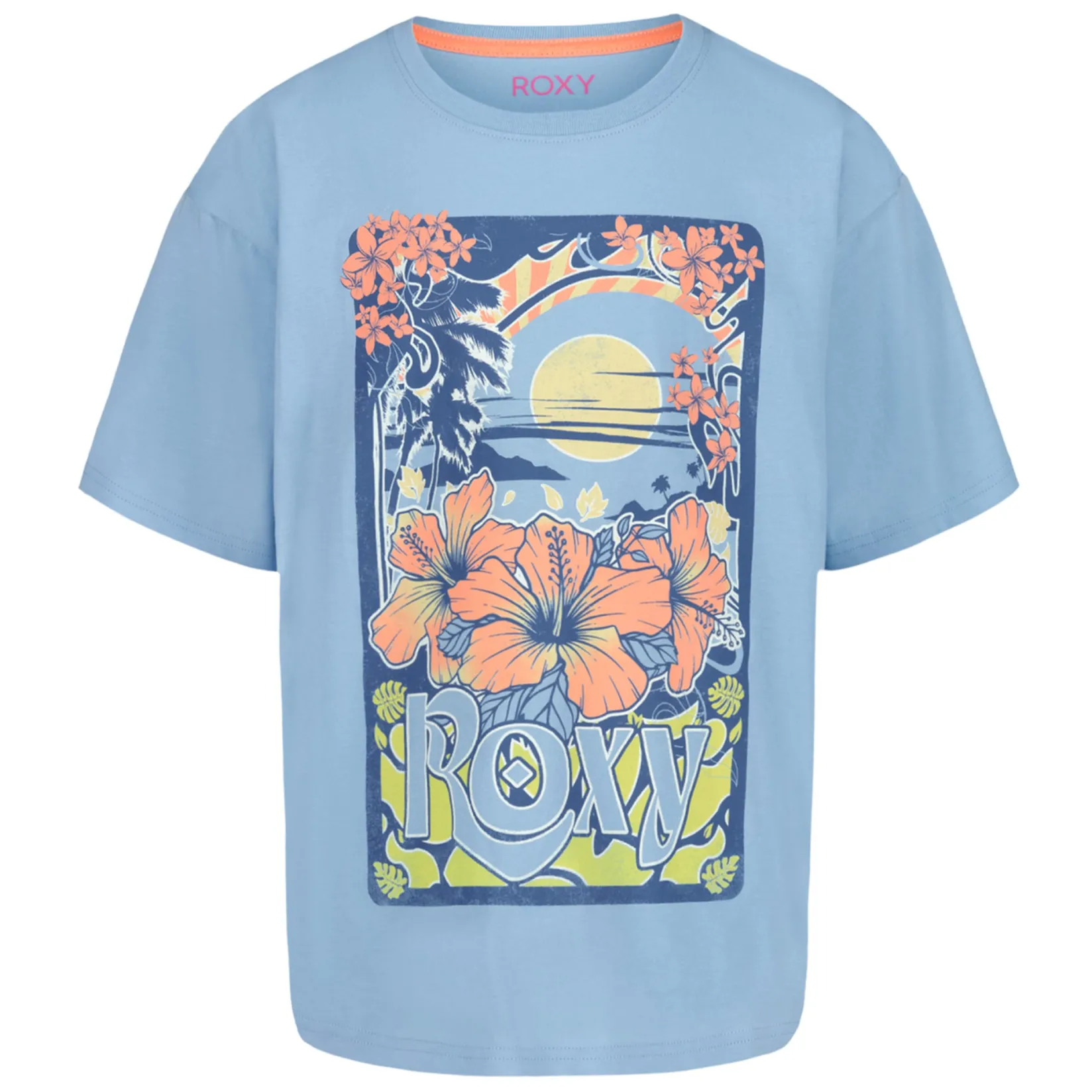 Tops>Roxy Low Tide T-shirt 7-16 Blue