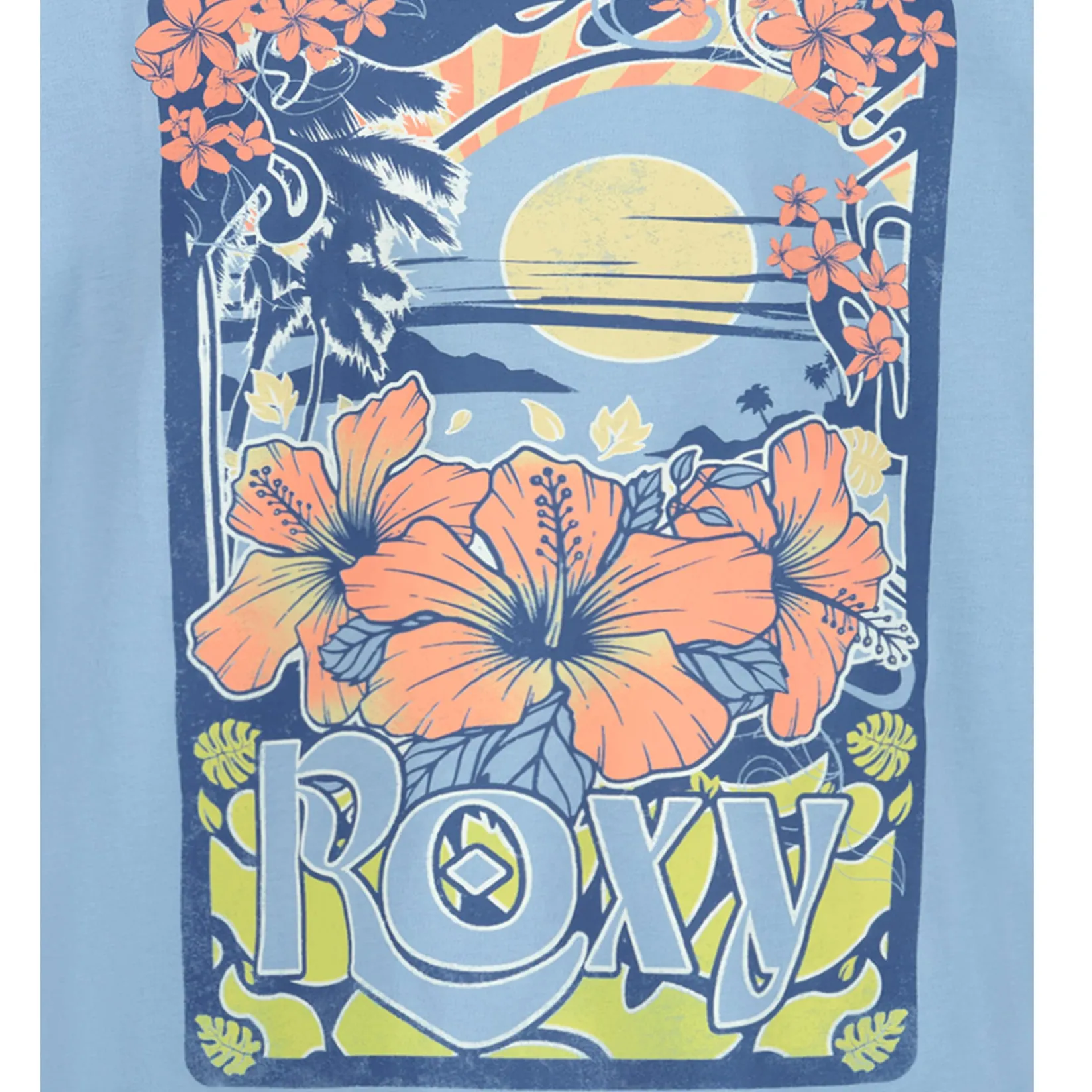 Tops>Roxy Low Tide T-shirt 7-16 Blue