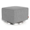 Gliders & Rocking Chairs|Gliders & Rocking Chairs>Monte Luca Ottoman - Pepper Grey / Steel