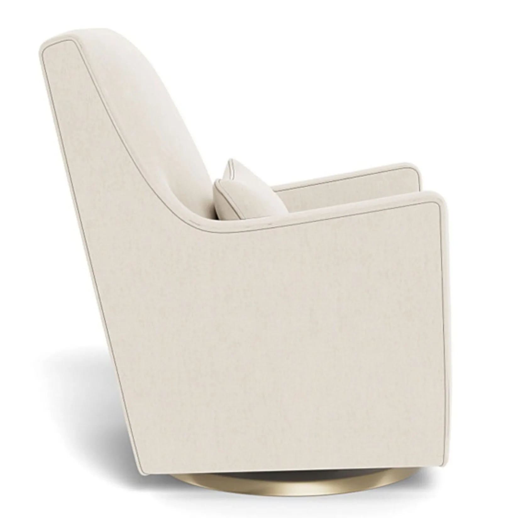 Clearance Luca Rocking and Swivel Chair - Dune / Gold Gliders & Rocking Chairs|Gliders & Rocking Chairs