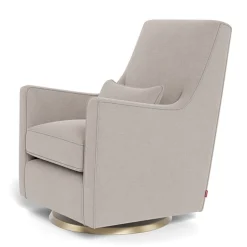 Gliders & Rocking Chairs|Gliders & Rocking Chairs>Monte Luca Rocking and Swivel Chair - Sand / Gold