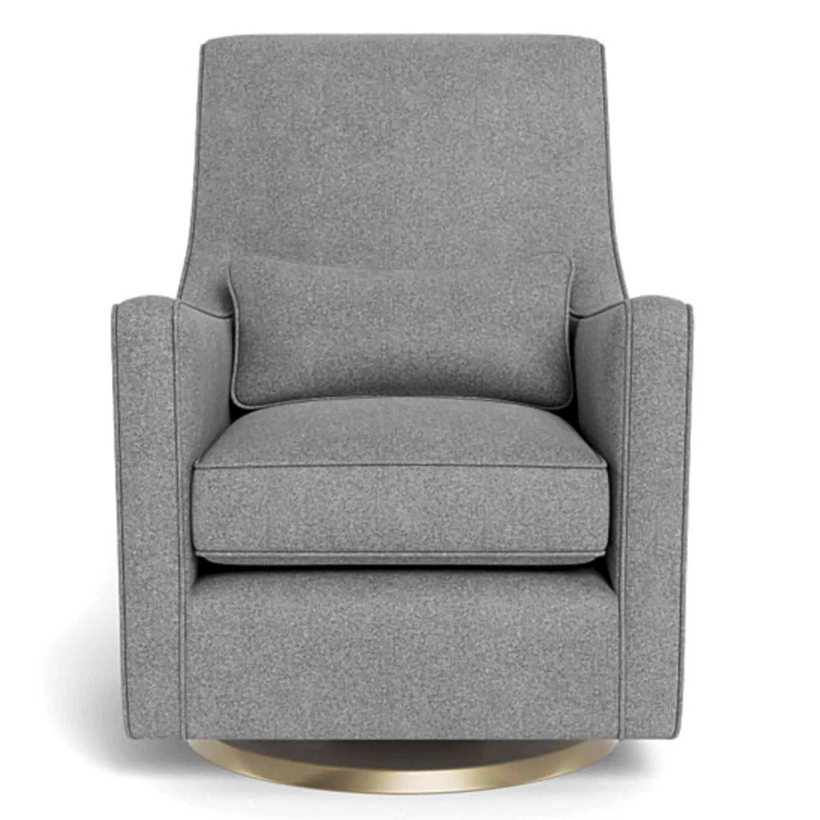 Gliders & Rocking Chairs|Gliders & Rocking Chairs>Monte Luca Rocking and Swivel Chair - Pepper Grey / Gold