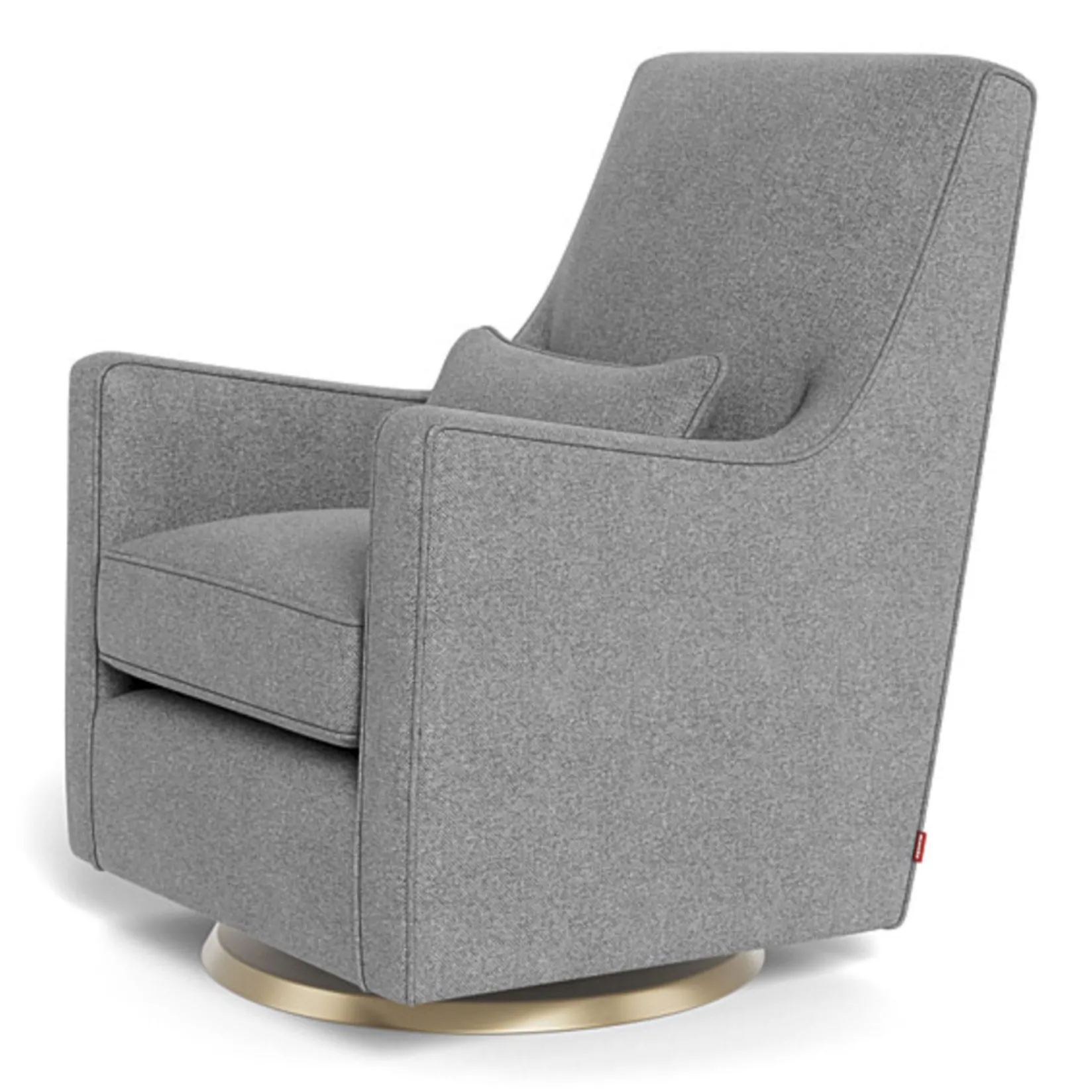 Gliders & Rocking Chairs|Gliders & Rocking Chairs>Monte Luca Rocking and Swivel Chair - Pepper Grey / Gold