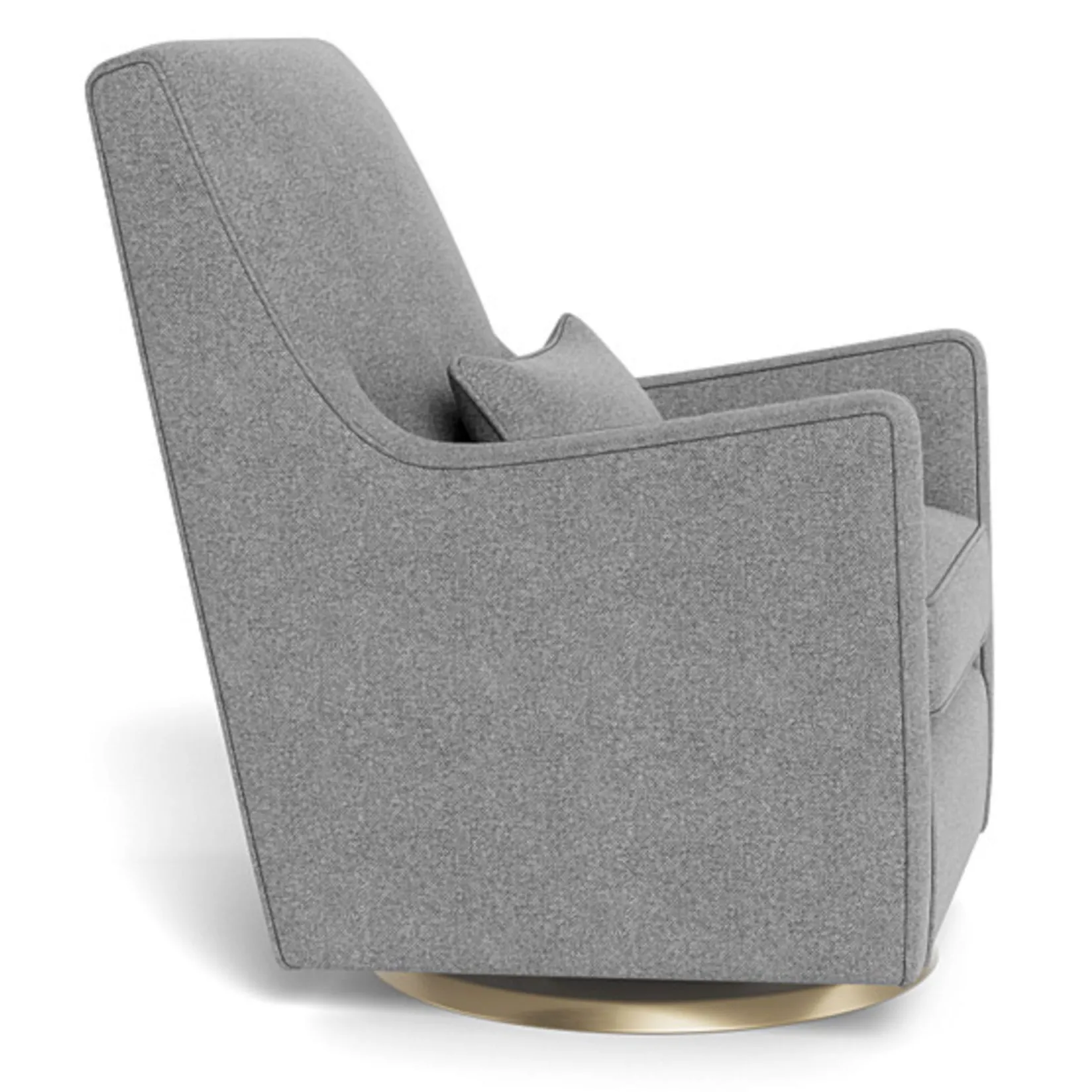 Gliders & Rocking Chairs|Gliders & Rocking Chairs>Monte Luca Rocking and Swivel Chair - Pepper Grey / Gold