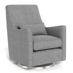 Gliders & Rocking Chairs|Gliders & Rocking Chairs>Monte Luca Rocking and Swivel Chair - Pepper Grey / Steel