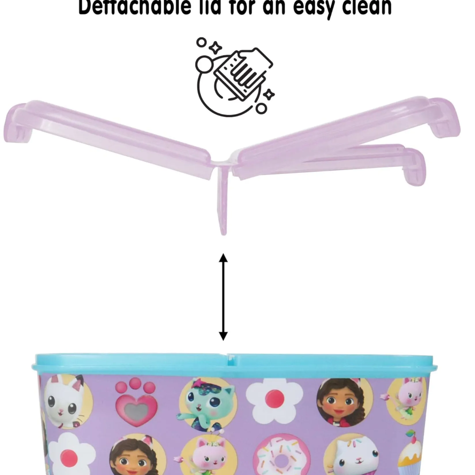 Outlet Lunch Container - Gabby's Dollhouse Kids Snack Bags & Containers|Tableware