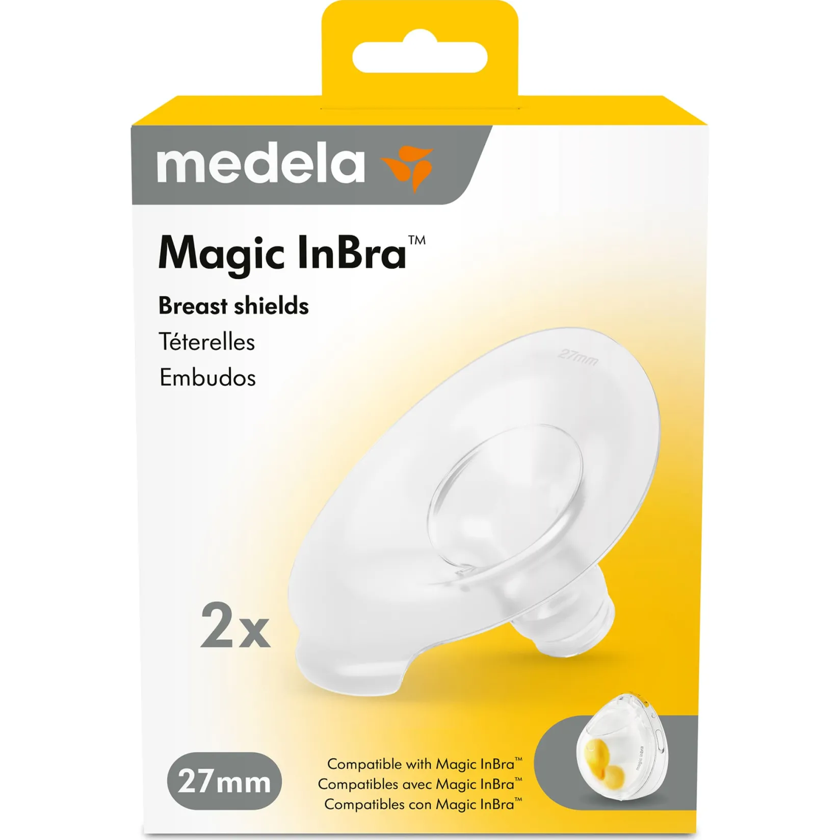Sale Magic InBra™ Breast Shields (2) 27mm Breast Pumps|Breastfeeding