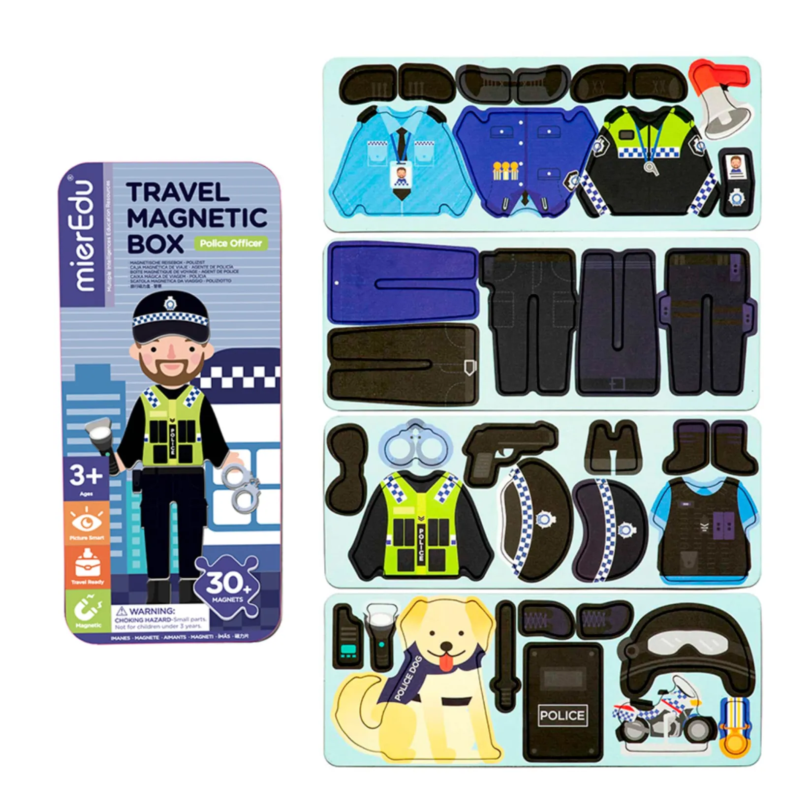 Puzzles>Mieredu Magnet Puzzle Box Police Officer