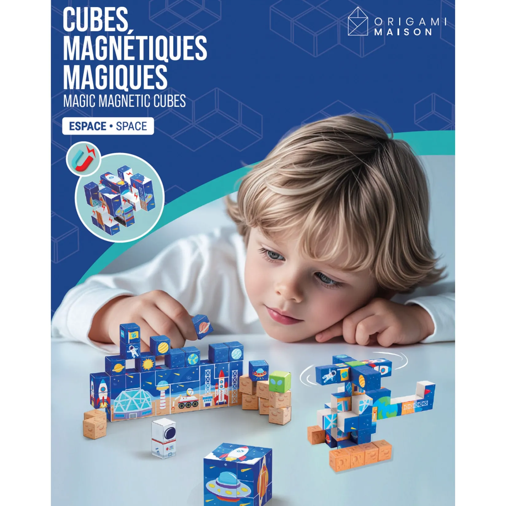 Assembly & Construction>Bebe Confort Magnetic Cube Set - Space