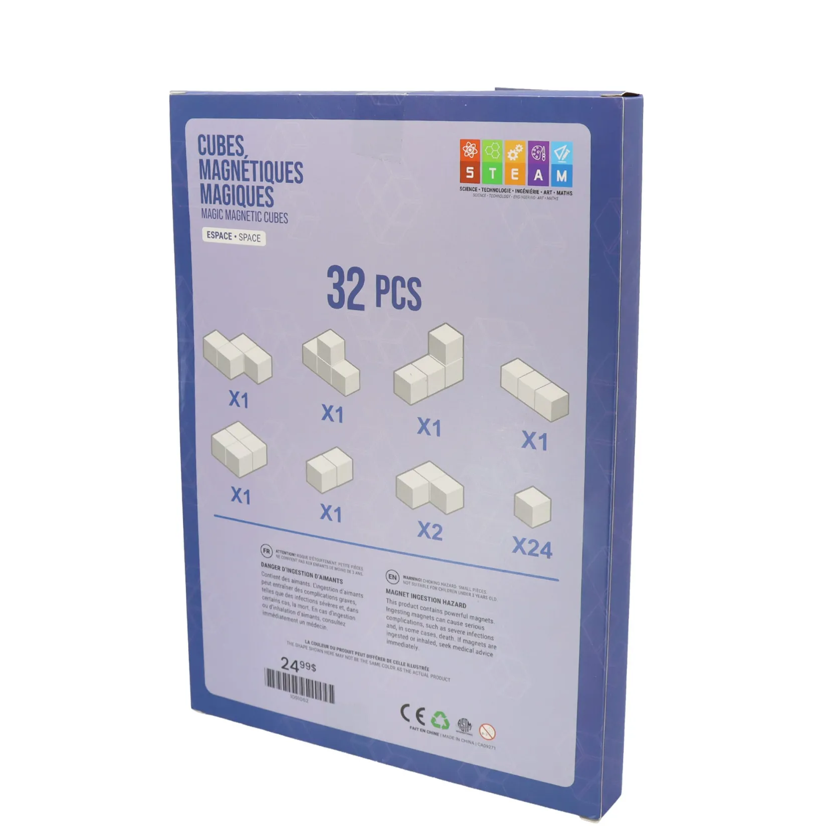 Assembly & Construction>Bebe Confort Magnetic Cube Set - Space