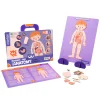 Hot Magnetic Pad Human Anatomy Kids Puzzles