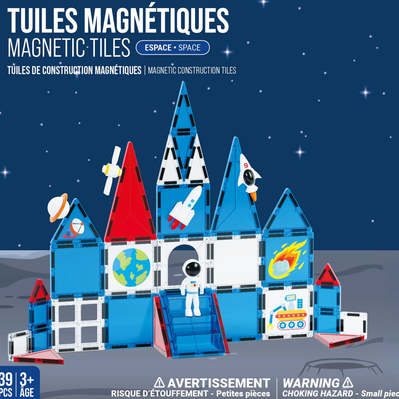 Outlet Magnetic Tiles - Space Kids Assembly & Construction