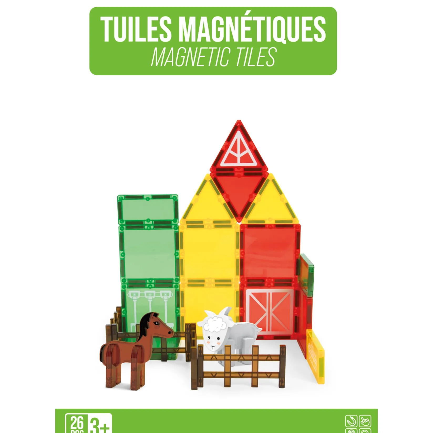 Assembly & Construction>Bebe Confort Magnetic Tiles Farm