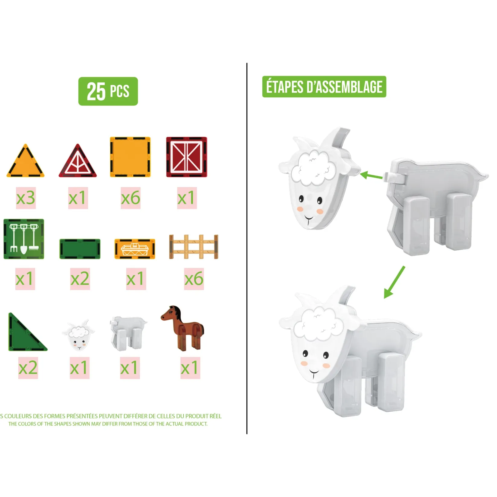 Assembly & Construction>Bebe Confort Magnetic Tiles Farm